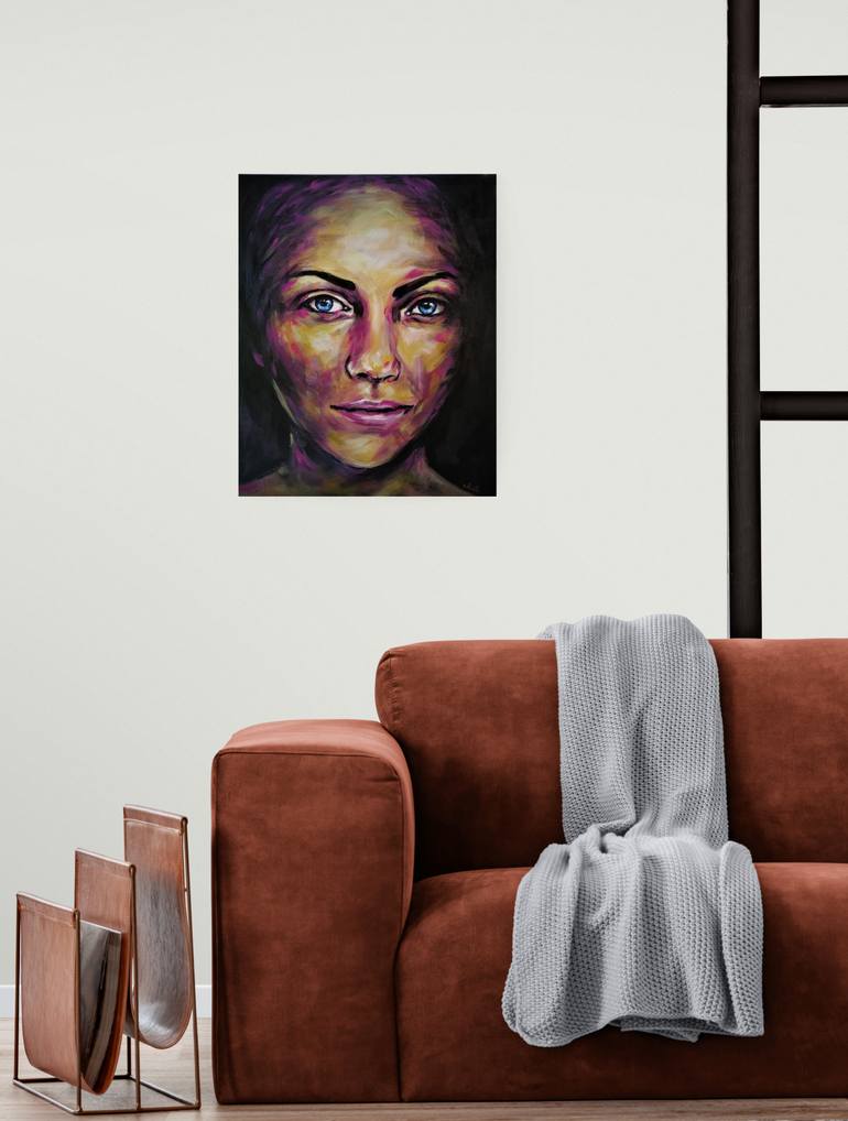 Original Abstract People Painting by Mateja Marinko