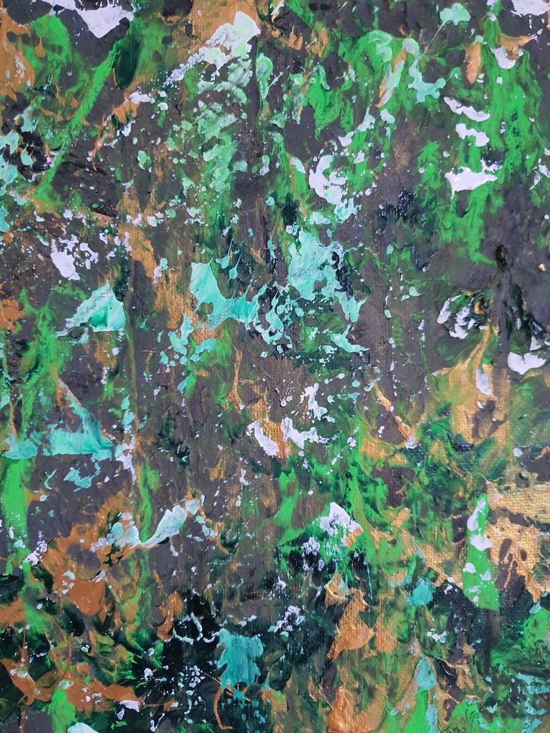 Original Abstract Expressionism Abstract Painting by Serghei Stepanov