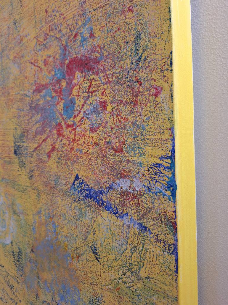 Original Abstract Love Painting by Elif Lewis