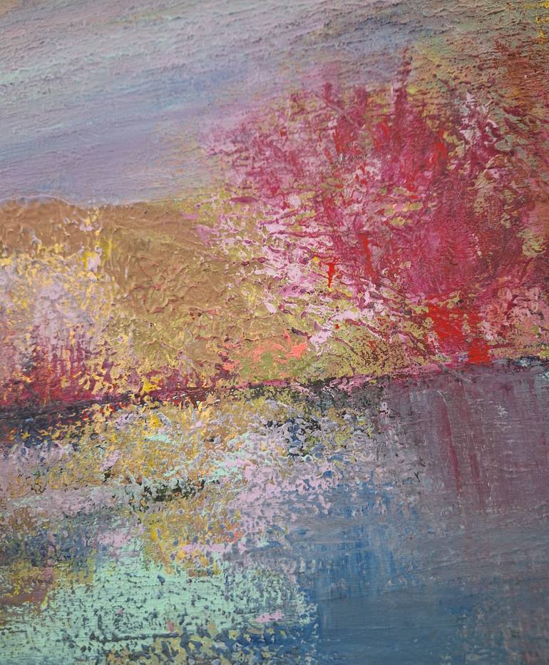 Original Landscape Painting by Elif Lewis