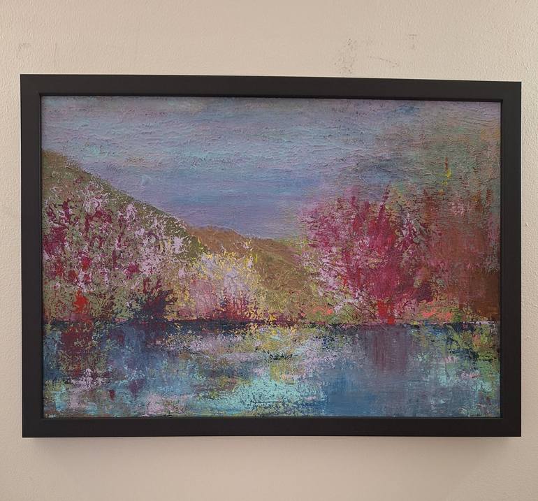 Original Landscape Painting by Elif Lewis