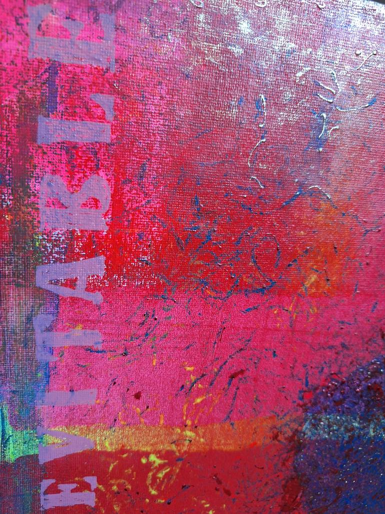 Original Abstract Love Painting by Elif Lewis