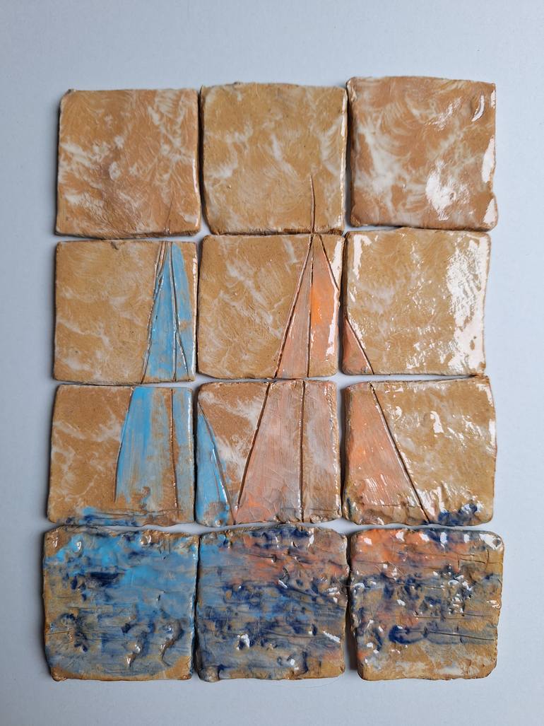Original Contemporary Boat Sculpture by Elif Lewis