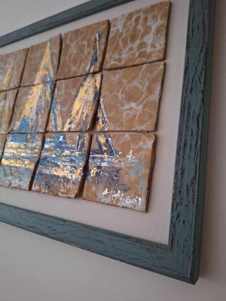 Original Contemporary Boat Sculpture by Elif Lewis