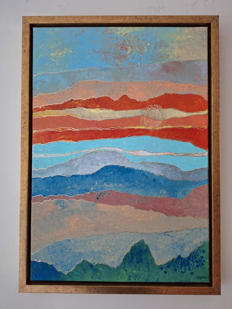 Original Contemporary Nature Painting by Elif Lewis