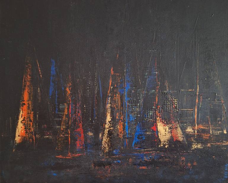 Original  Painting by elif lewis