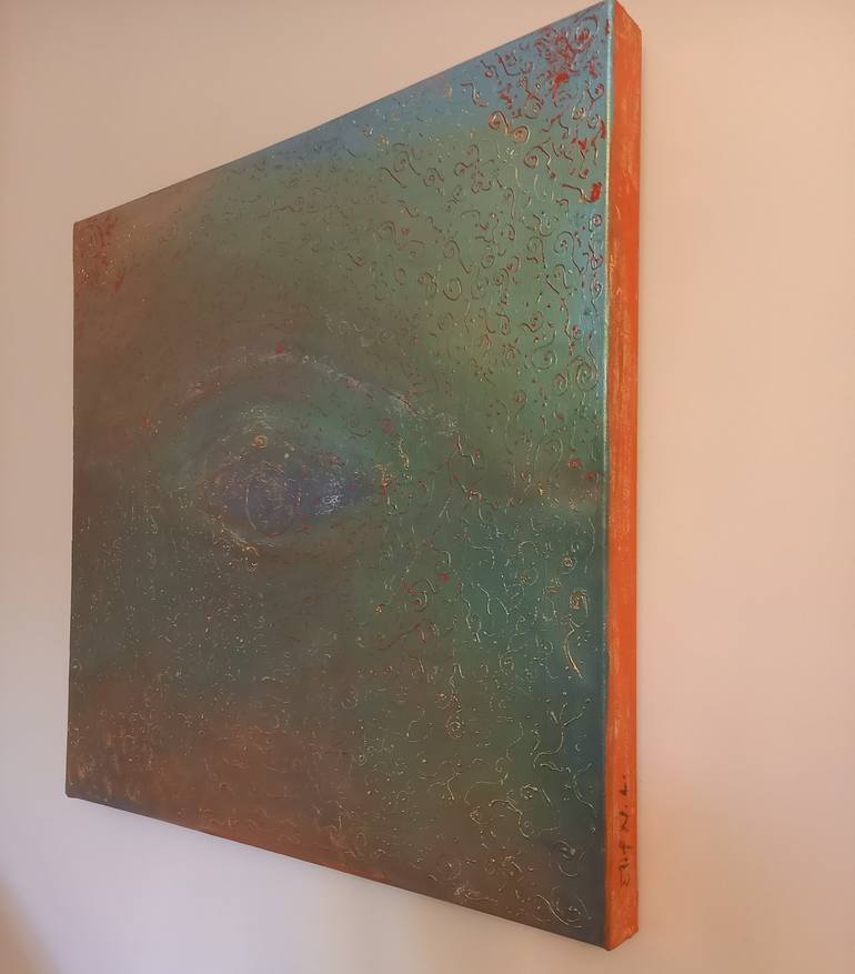 Original Abstract Water Painting by Elif Lewis