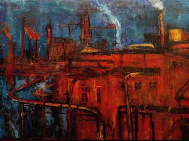 Original Expressionism Technology Paintings by Sasha Brisac 