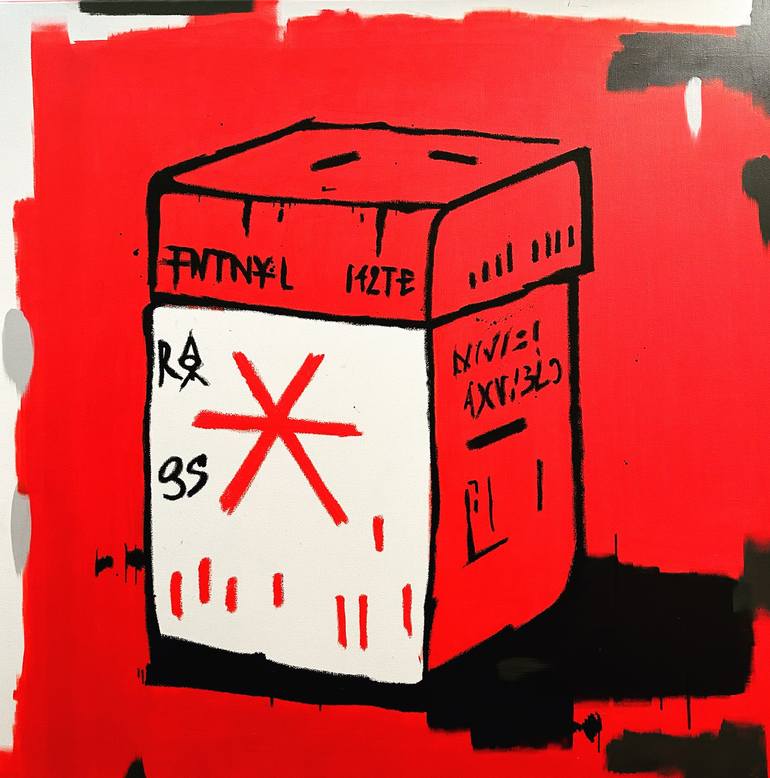 Original Pop CultureCelebrity Painting by Mr Popcorn  Pop Art Art on Canvas  Fentanyl