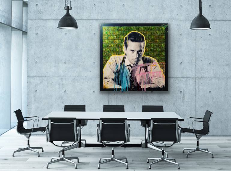 Original Contemporary Pop Culture/Celebrity Painting by Mr Popcorn