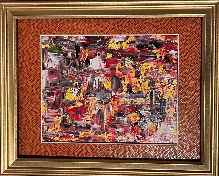 Original Abstract Expressionism Abstract Painting by Arteus A