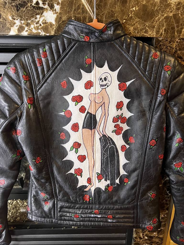 Pin up biker jacket - Print