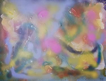 Original Abstract Expressionism Abstract Painting by Ashali Ali