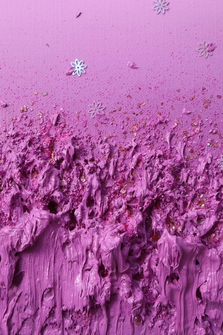 Original Abstract Landscape Painting by Yang Hee Kim