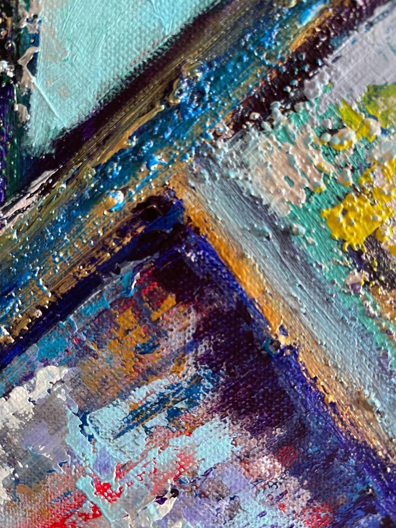 Original Abstract Expressionism Abstract Painting by Nikita De Kruyf