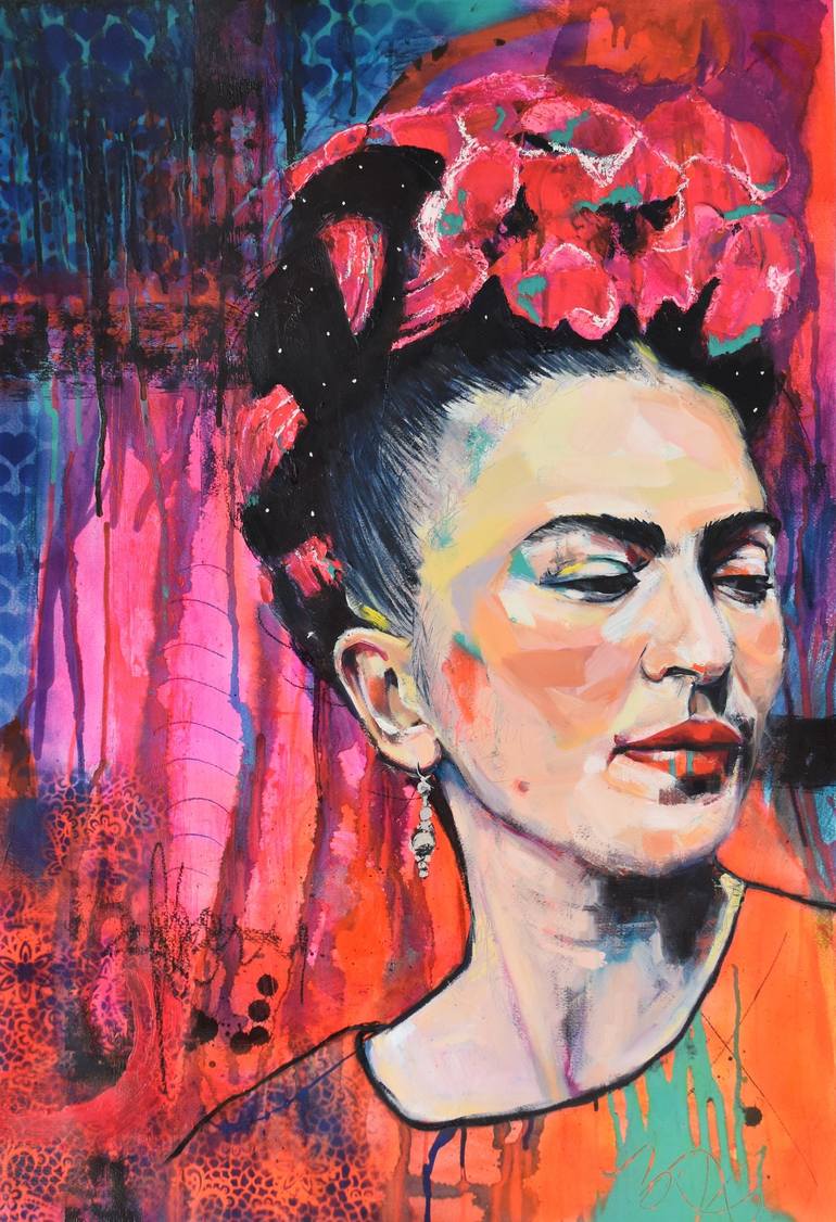 Frida Kahlo Painting by Bianca Lever | Saatchi Art