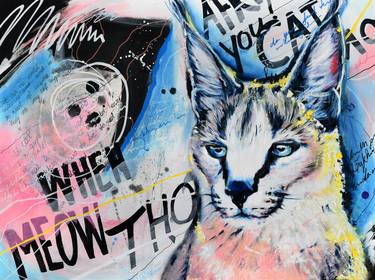 Original Cats Paintings by Bianca Lever