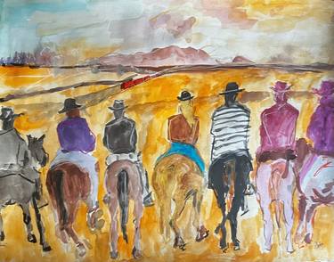 Original Fine Art Horse Paintings by Joseph Graves