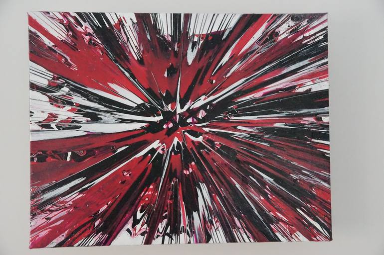 HOW TO MAKE SPIN ART USING A CANVAS, PAINT, AND A DRILL 