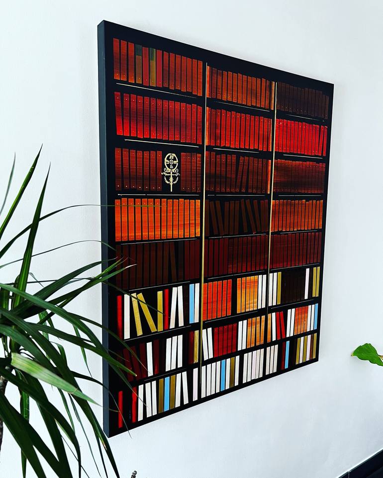 Original Geometric Painting by Virginie Munch