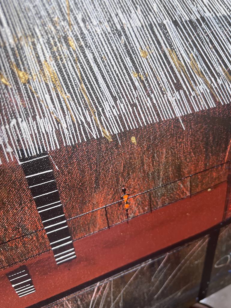 Original Abstract Nature Painting by Virginie Munch