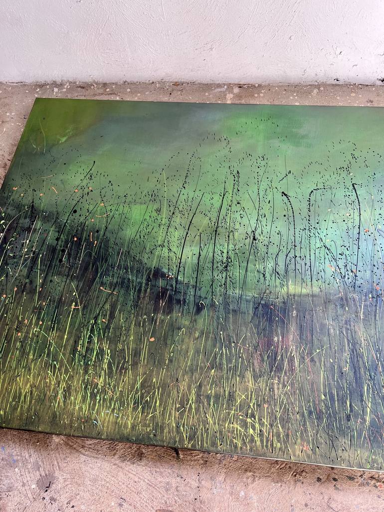 Original Abstract Nature Painting by Virginie Munch