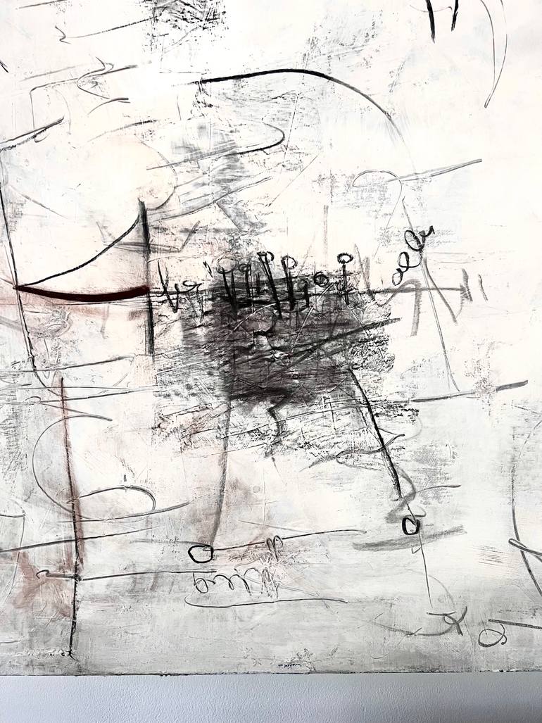 Original Abstract Expressionism Abstract Painting by Virginie Munch