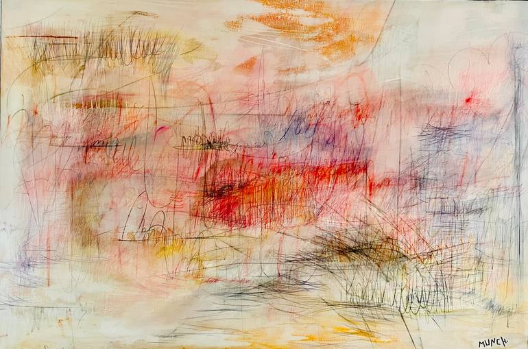 Original Abstract Painting by Virginie Munch | Abstract Art on Canvas | La belle histoire