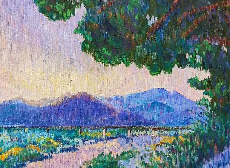 Original Impressionism Landscape Painting by Fedir Denysenko