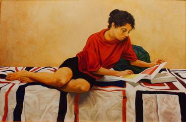 Original Figurative Women Painting by Jerry Coulter