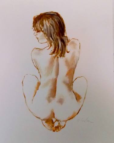 Print of Nude Drawings by Jerry Coulter