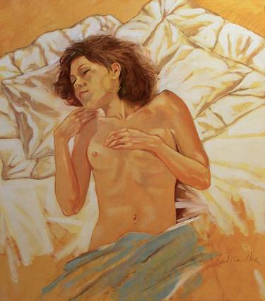 Original Figurative Nude Paintings by Jerry Coulter