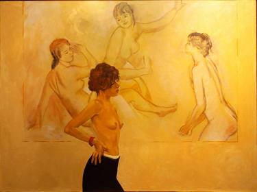 Print of Figurative Nude Paintings by Jerry Coulter