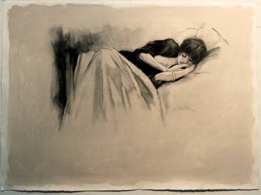 Original Figurative Women Drawings by Jerry Coulter