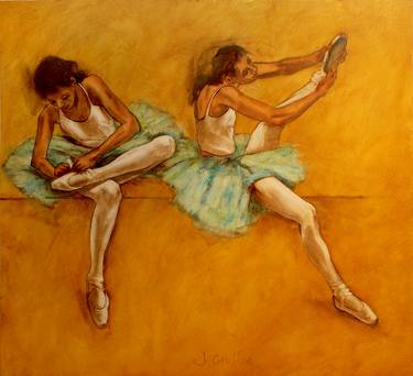 Two Dancers in Blue thumb