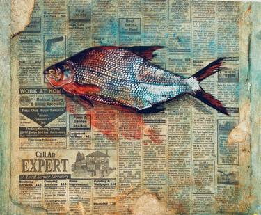 Print of Fish Paintings by Jerry Coulter