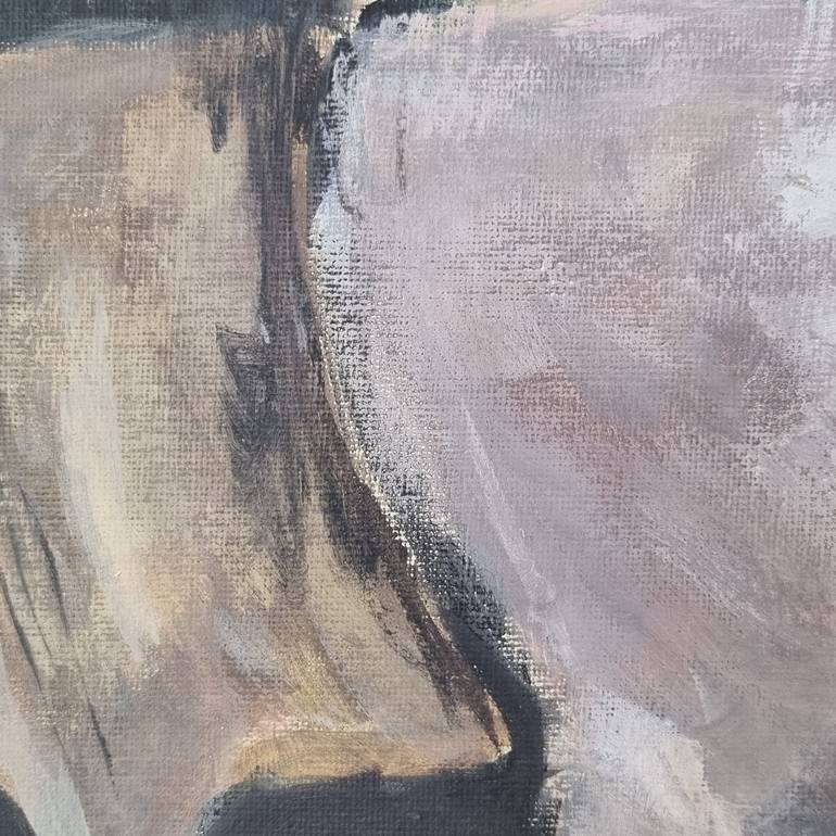 Original Conceptual Abstract Painting by Mieke Moelans