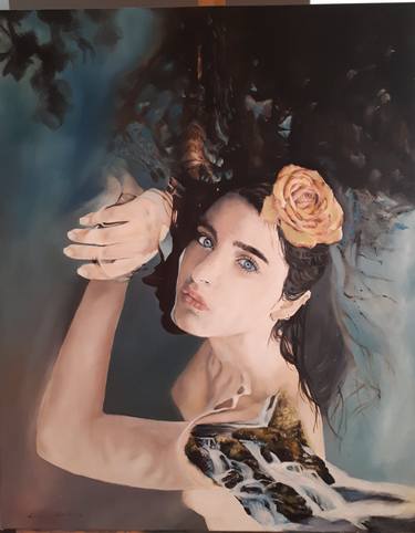 Print of Figurative Portrait Paintings by Lisa Wallace