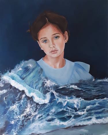 Print of Fine Art Portrait Paintings by Lisa Wallace