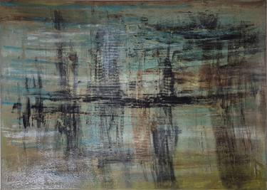 Original Abstract Painting by Rea Schenk