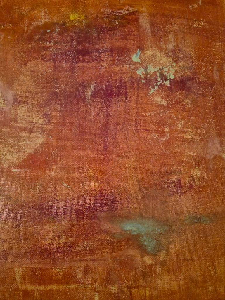 Original Abstract Expressionism Landscape Painting by Rea Schenk