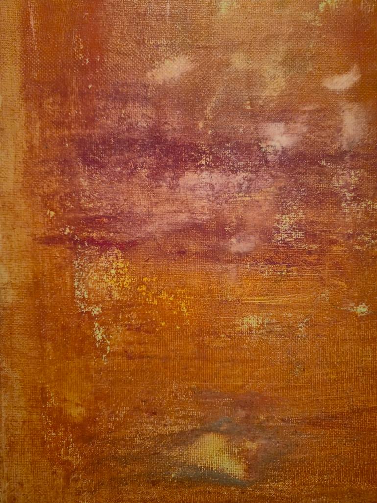 Original Abstract Expressionism Landscape Painting by Rea Schenk