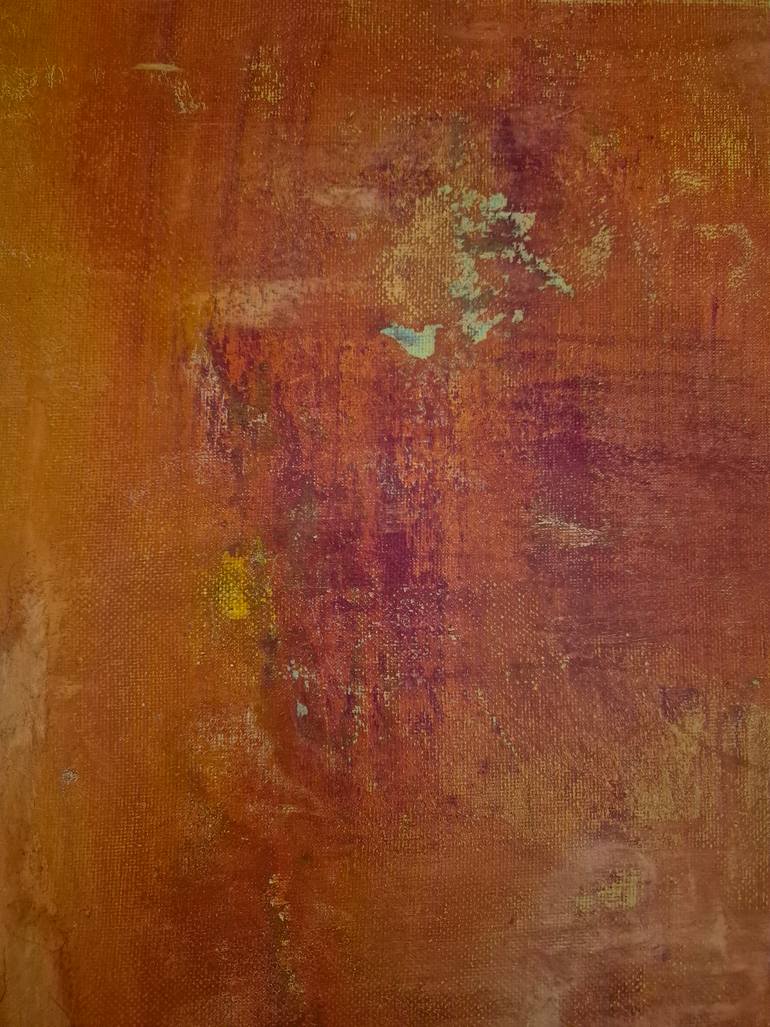 Original Abstract Expressionism Landscape Painting by Rea Schenk