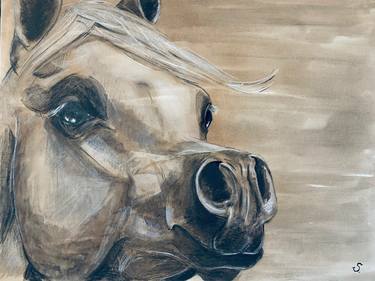 Original Conceptual Horse Paintings by Sarah Mets