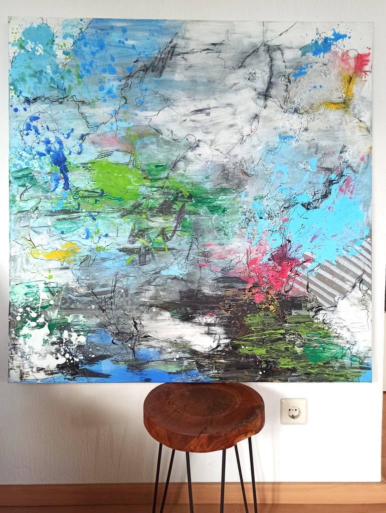 Original Fine Art Abstract Painting by Agata Matczak