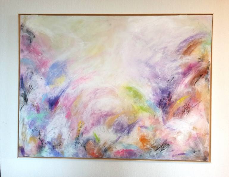 Original Abstract Expressionism Abstract Painting by Agata Matczak