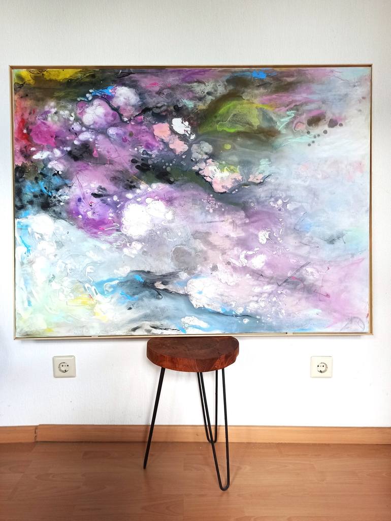 Original Abstract Expressionism Abstract Painting by Agata Matczak
