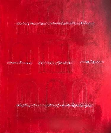 Original Abstract Architecture Painting by Arman Sirunian