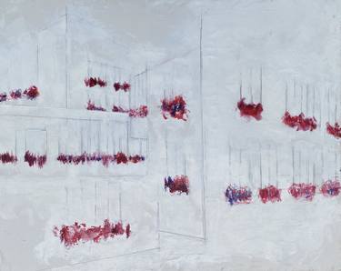 Original Abstract Architecture Paintings by Arman Sirunian