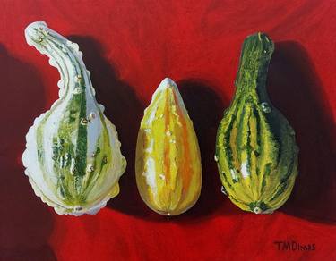 Original Still Life Paintings by Tina M Dimas